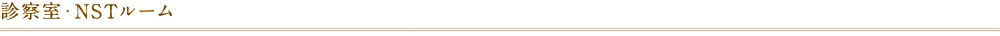 診察室・NSTルーム